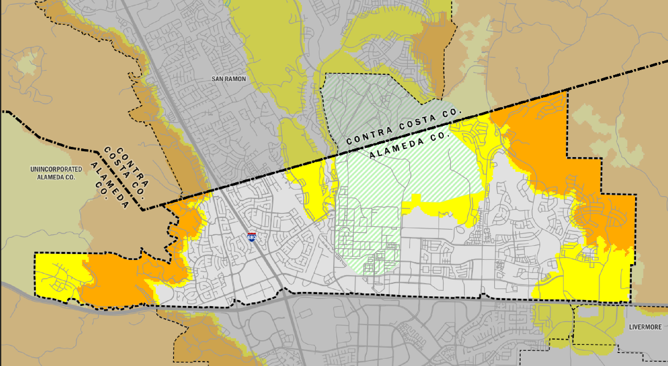 2025 fire hazard severity zone map