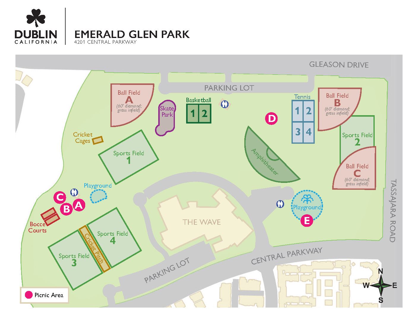 Rentals - Emerald Glen Park MAP